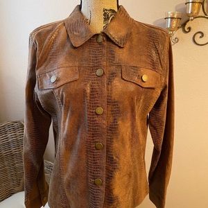 Dressbarn-Brown Light Weight Jacket